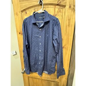 Ralph Lauren Polo Men's Long Sleeve Button Down Blue‎ Shirt Size XXL